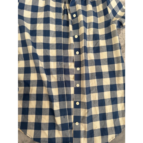 Vineyard Vines Women’s Performance Blue and White Plaid Full Button Up 00 - Picture 7 of 8